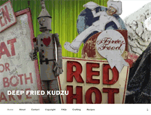 Tablet Screenshot of deepfriedkudzu.com